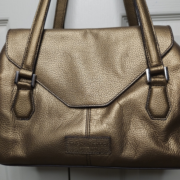Tignanello Bronze Gold Large Shoulder Bag - Picture 5 of 14
